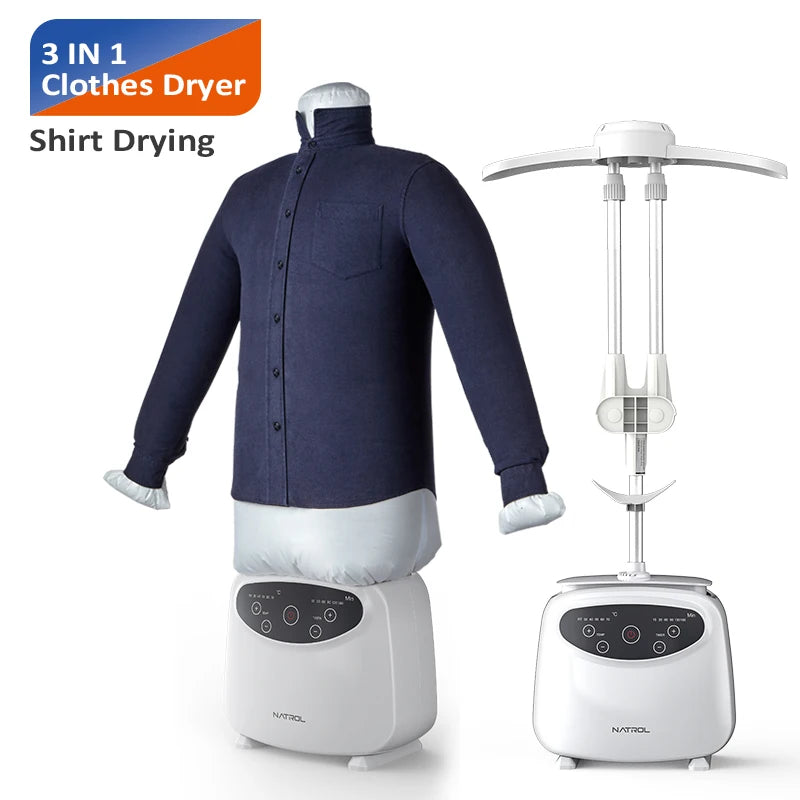 Automatic Garment Iron Machine Air O Dry Heater Mini Folding Ironing Portable Clothes Dryer Electric Clothes Dryer