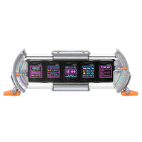 Times Gate Gaming Room Setup Digital Clock with Smart APP Control, Wifi Connect, RGB LED Display, Office Decor Cyberpunk